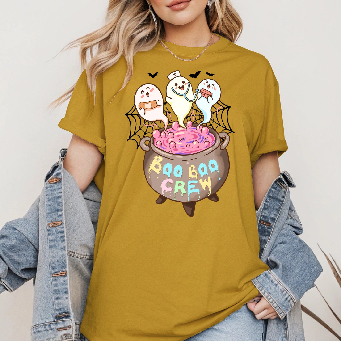Boo Boo Crew – Cute Halloween Nurse Ghost Shirt