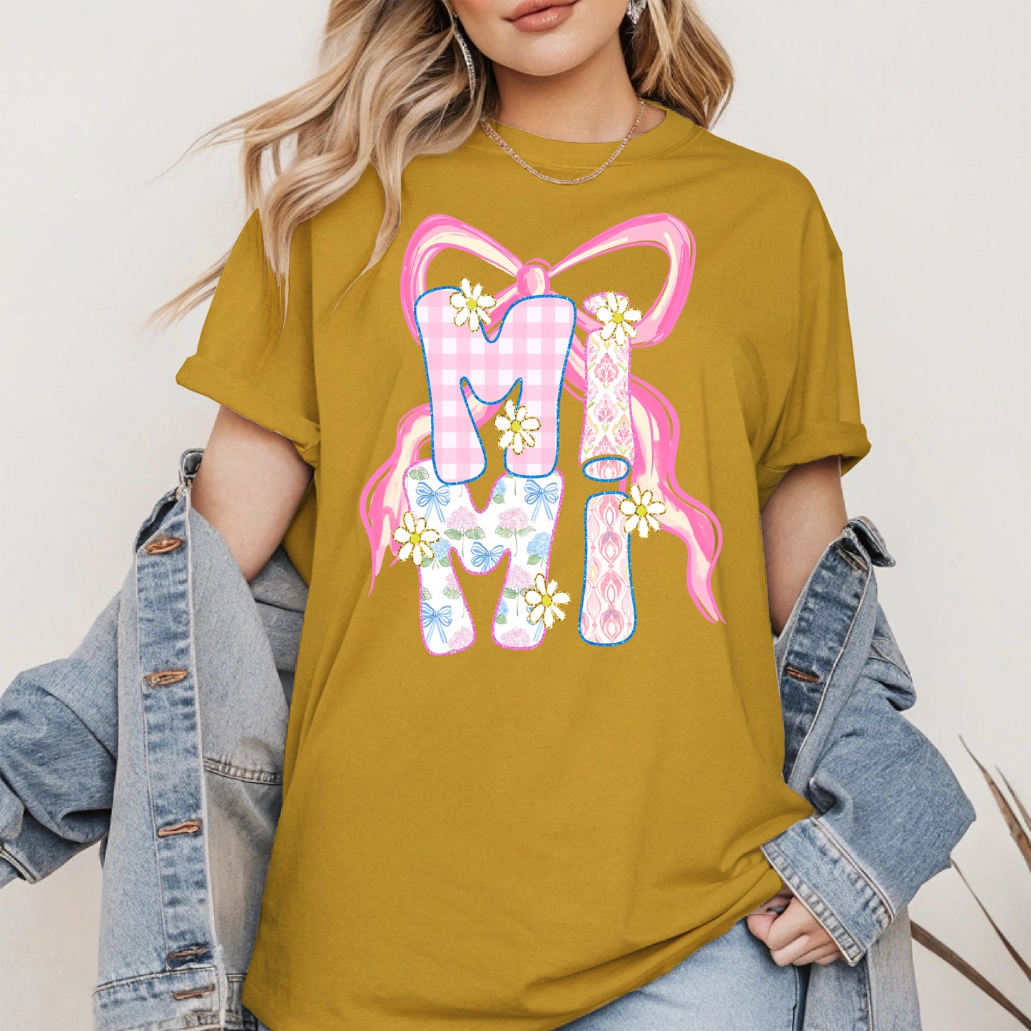 Cute MIMI Shirt Mother Tee Hoodie Sweatshirt Gift for Grandma