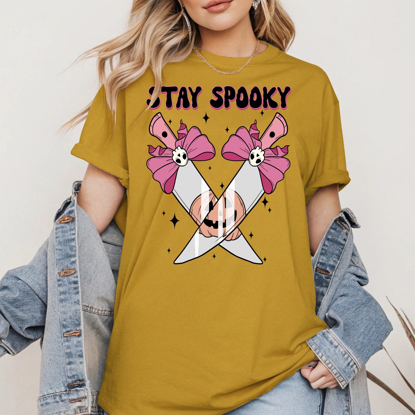 Stay Spooky Knife Halloween Shirt