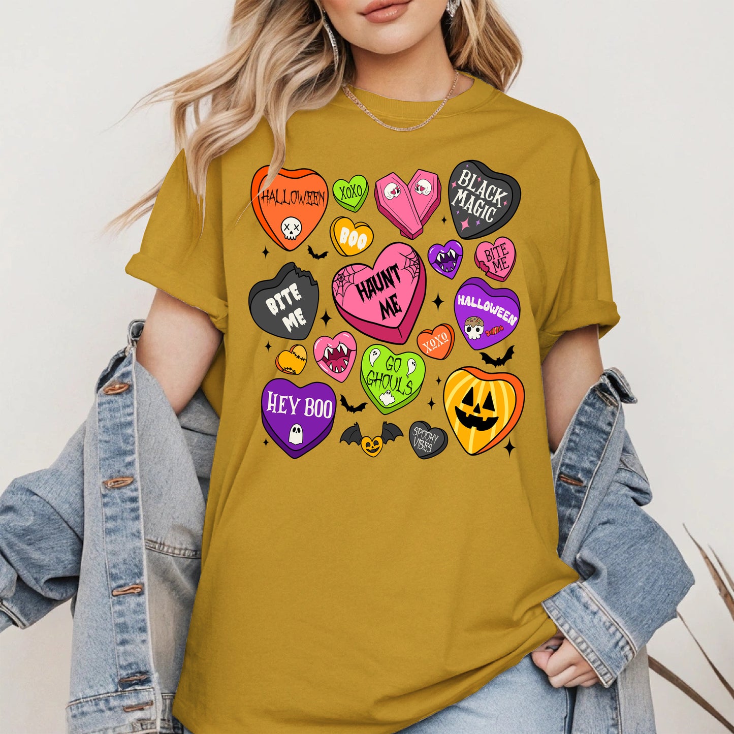 Halloween Candy Hearts Shirt