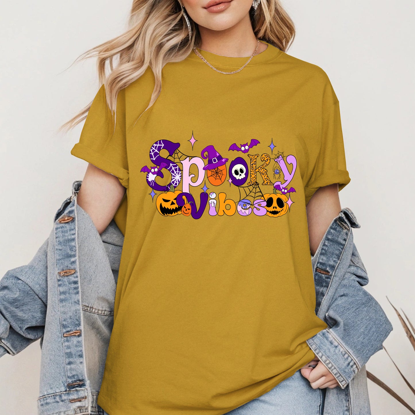 Spooky Vibes Halloween Sweatshirt