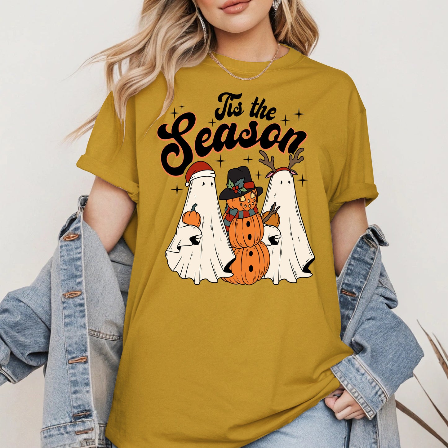 Ghost Pumpkin Season Shirt Halloween
