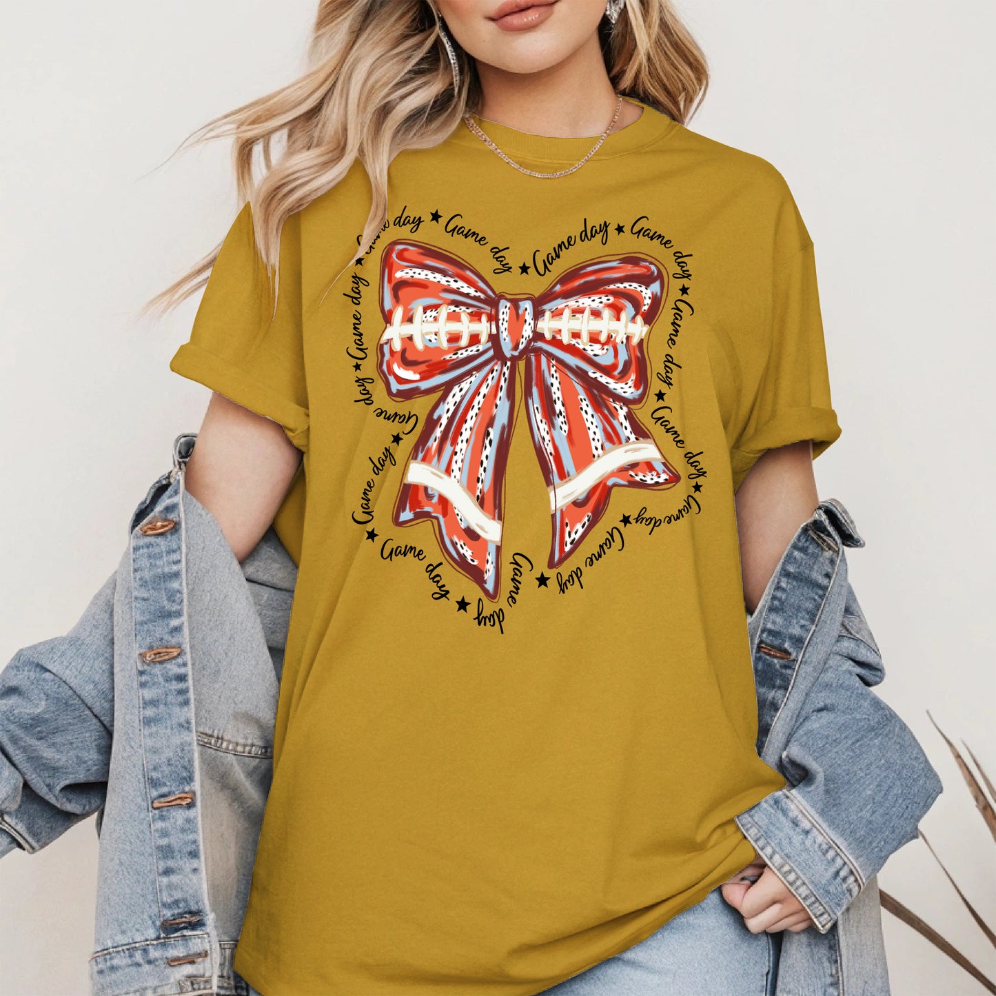 Baseball Bow Shirt Sport Tee Hoodie Sweatshirt Gift for Fans and Moms