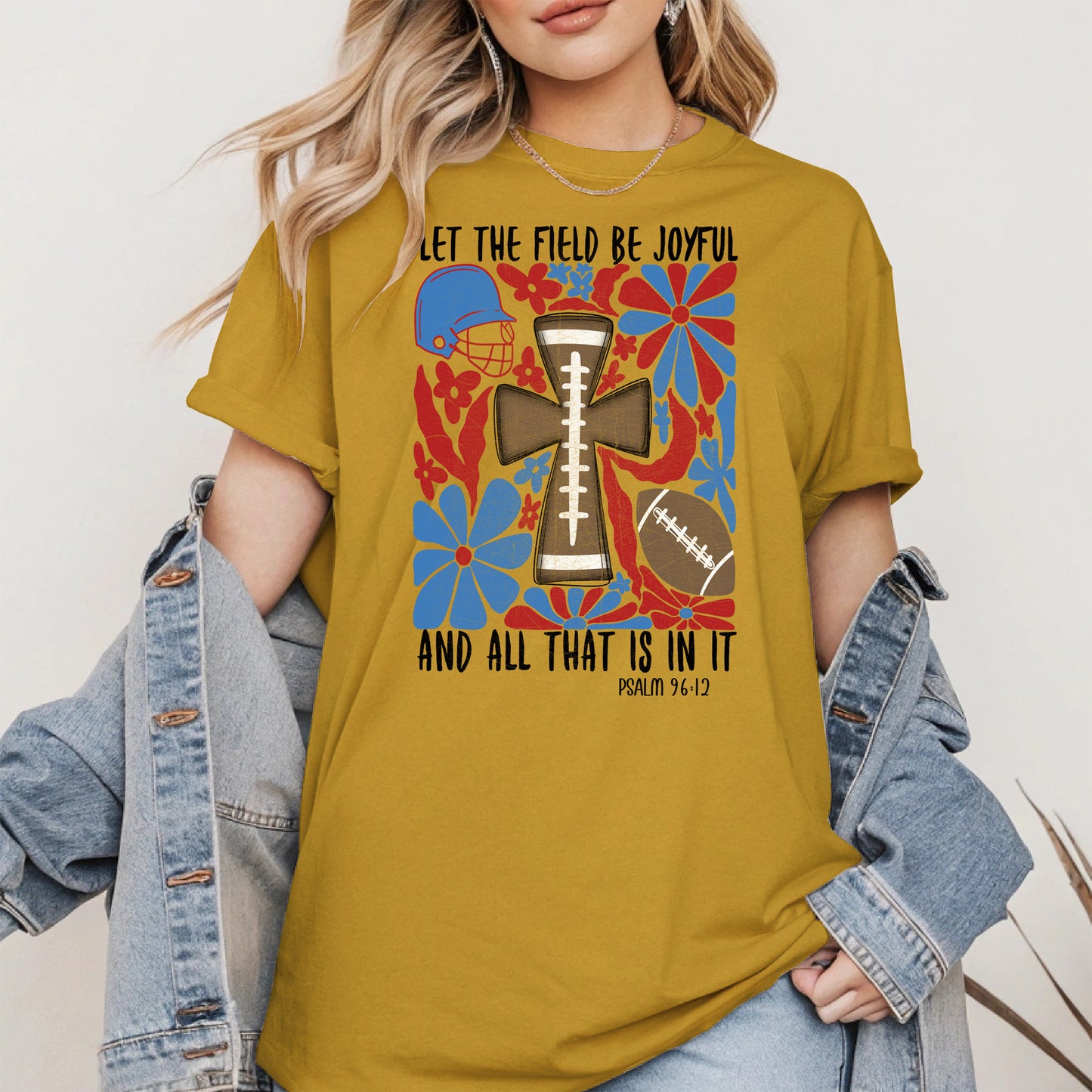 Faith Football Shirt Sport Tee Hoodie Sweatshirt Gift for Fans