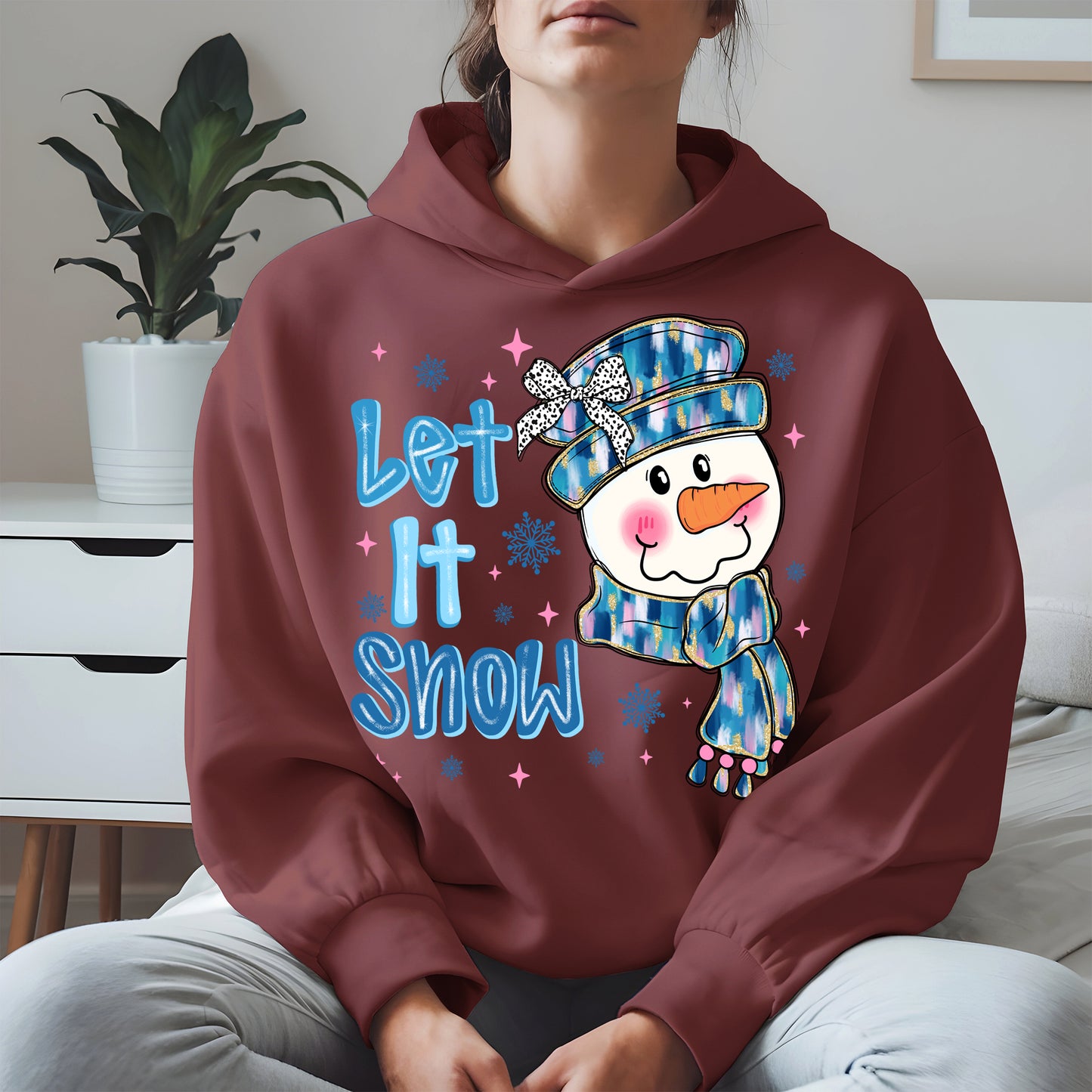 Cute Snowman Face Christmas Shirt