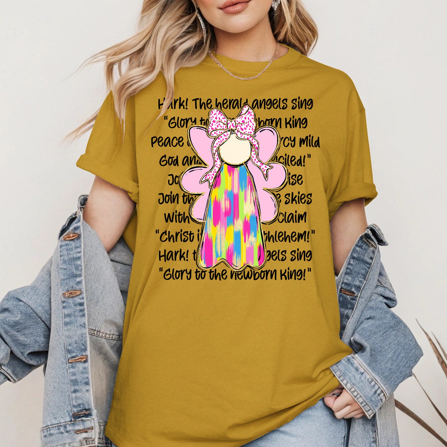 Colorful Angel Christmas Shirt