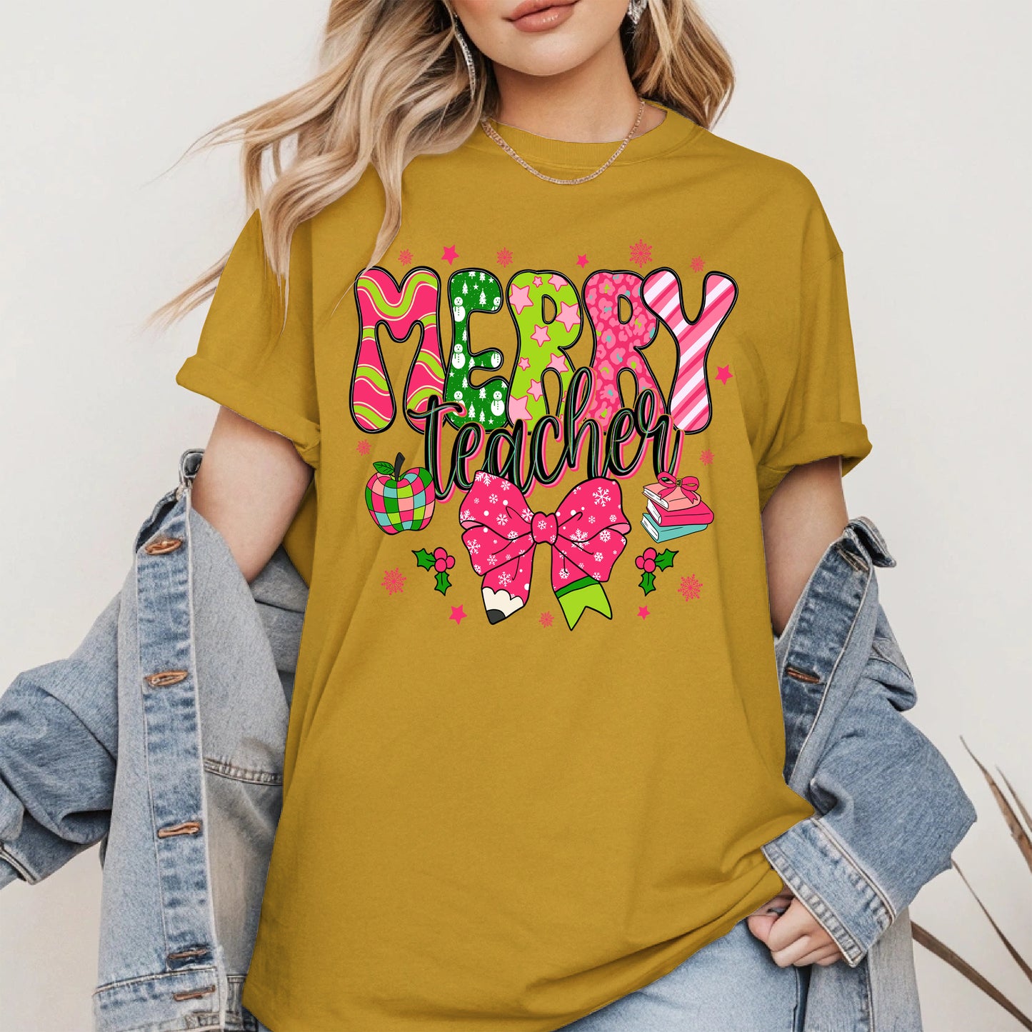 Merry Teacher Christmas Shirt