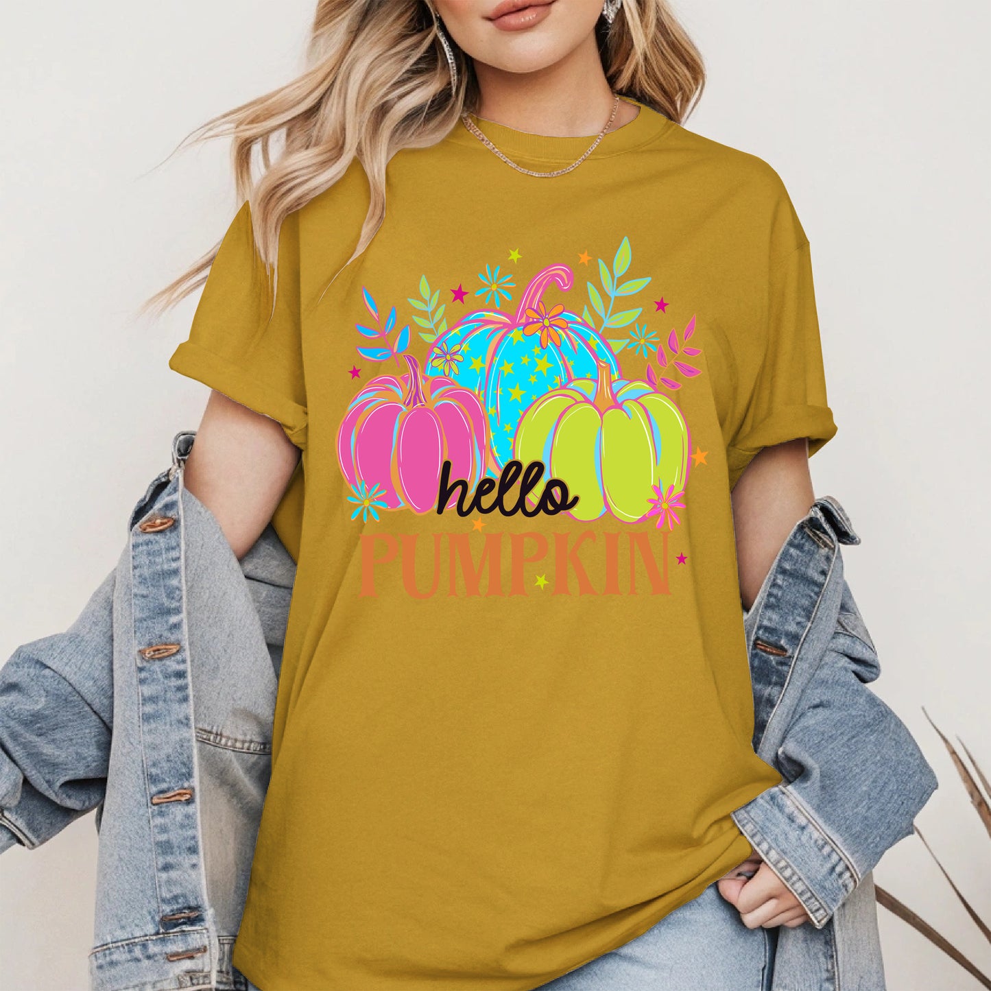 Pumpkin Neon halloween shirt
