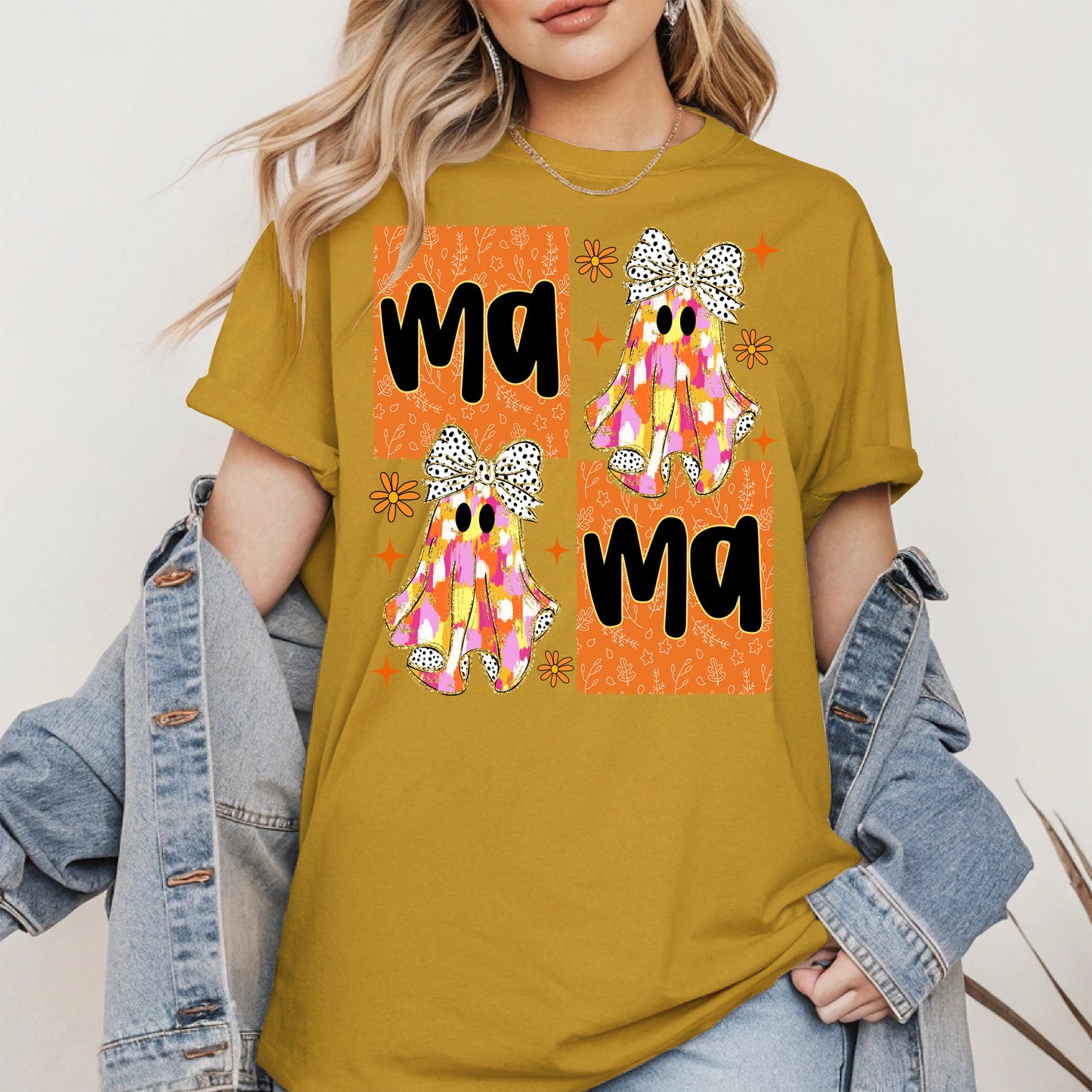 Mama Boo Ghost halloween shirt