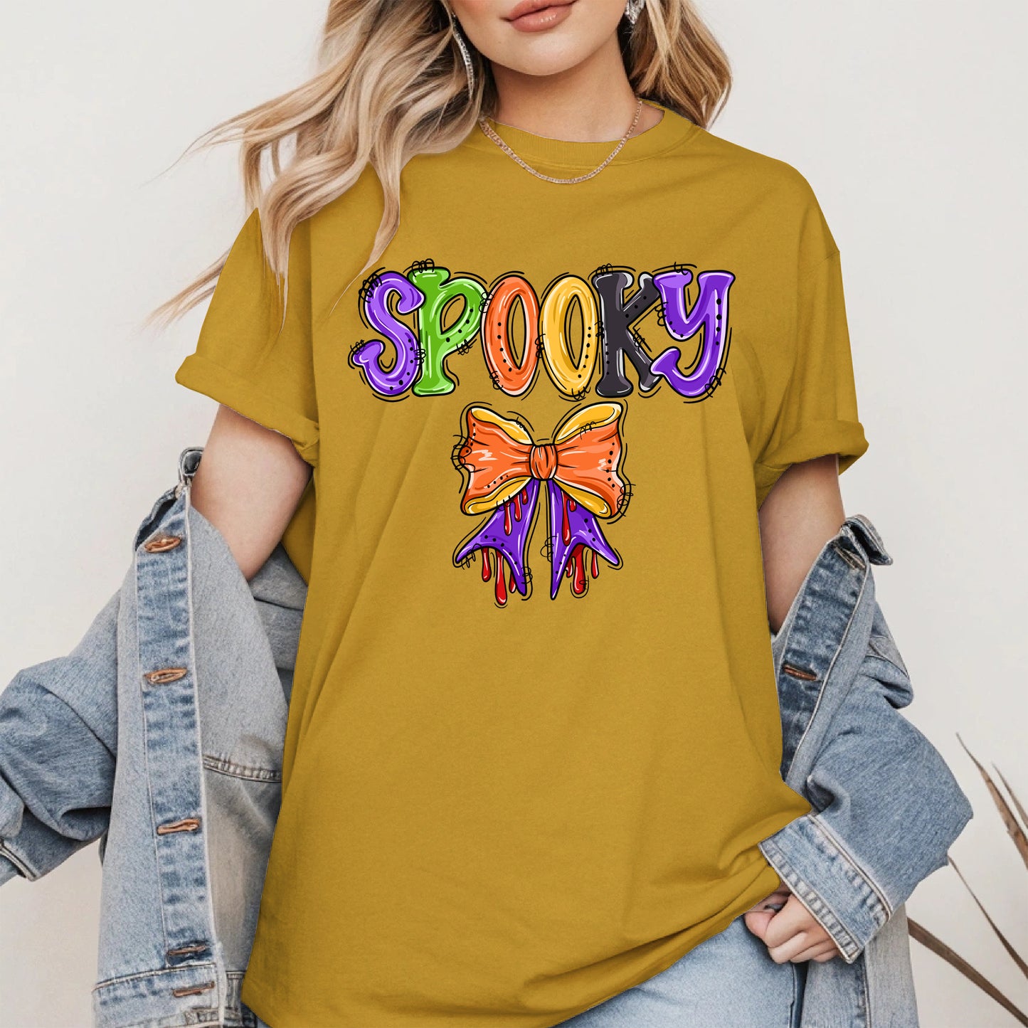 Spooky Letter Hand-drawing shirt