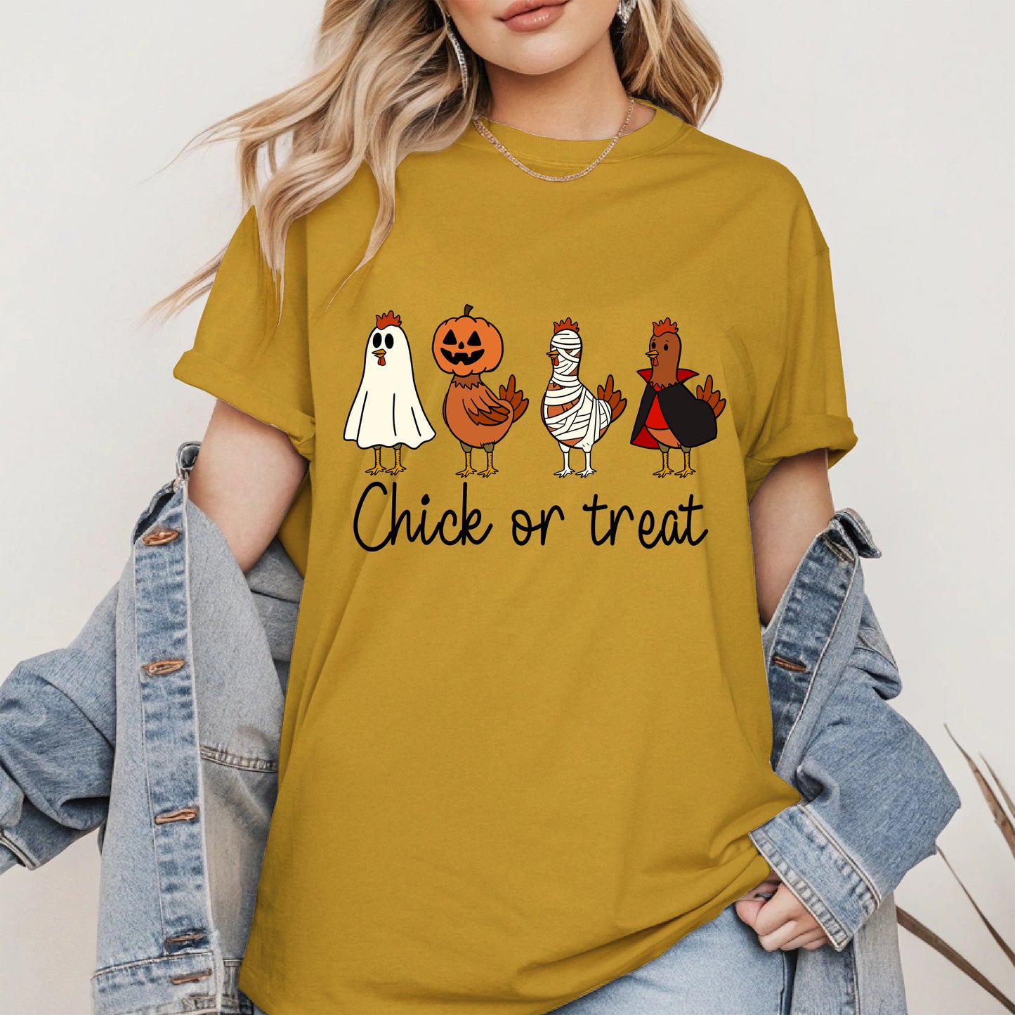 Chick or treat halloween shirt