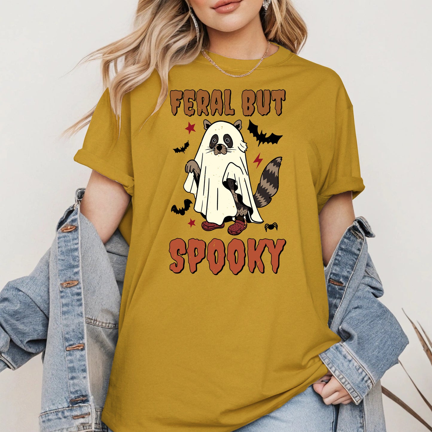 Feral But Spooky halloween shirt