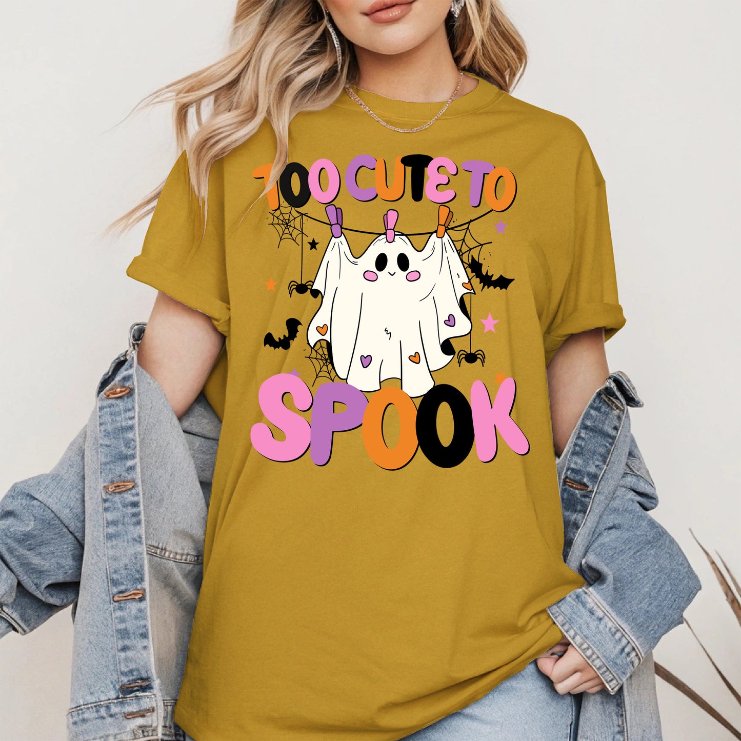 Too cute to spook halloween shirt