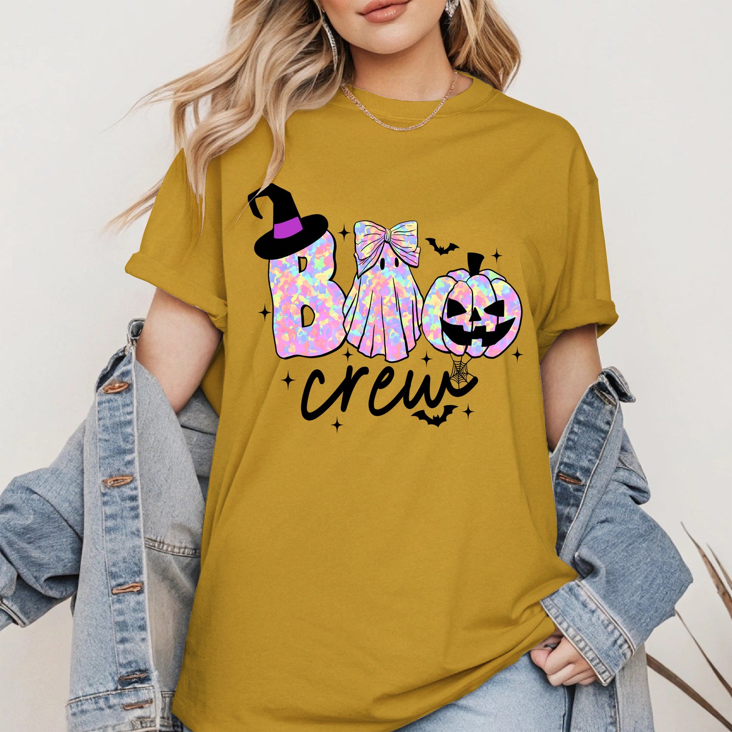 Boo Crew halloween shirt and hoodie