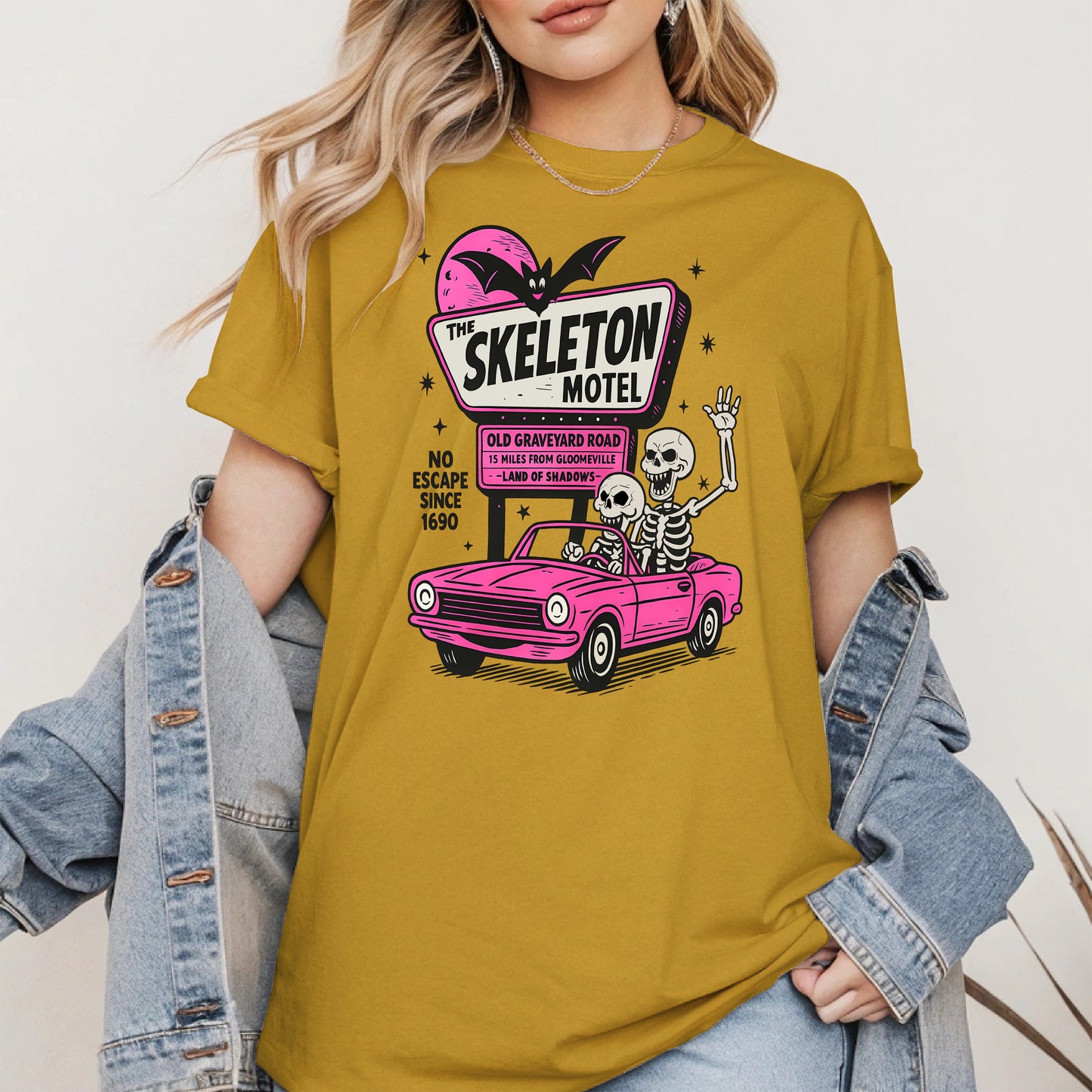 The Skeleton Hotel halloween shirt