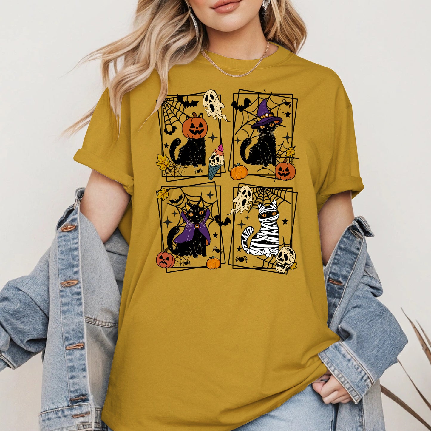 Black Cat Halloween shirt and hoodie