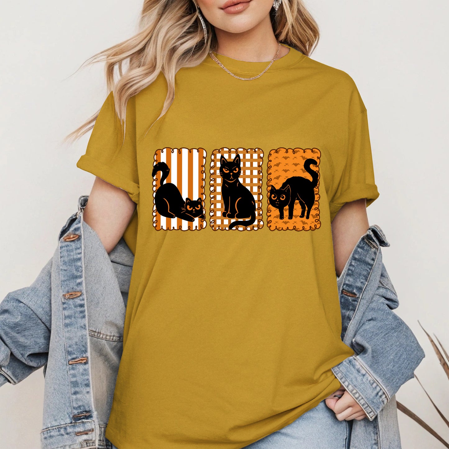 Black Cat Halloween shirt and sweatshirt