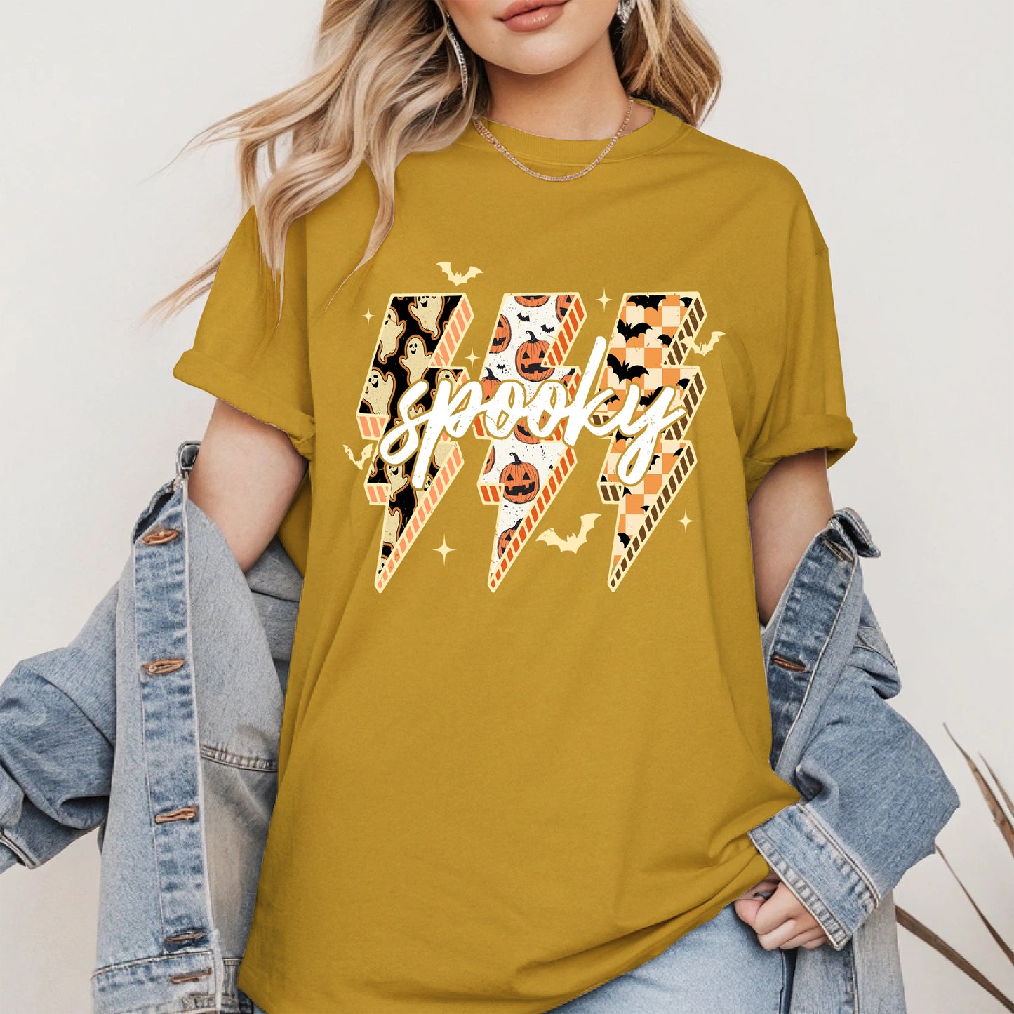 Spooky Lightning Bolt Halloween shirt