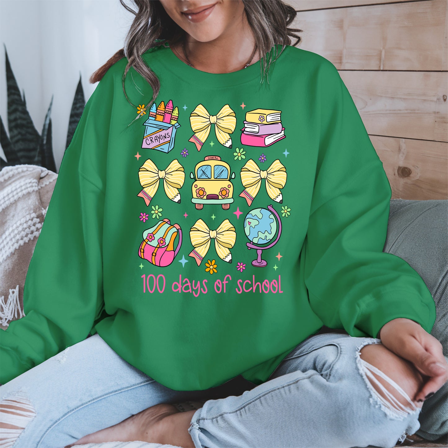 100 Days of School Coquette Shirt