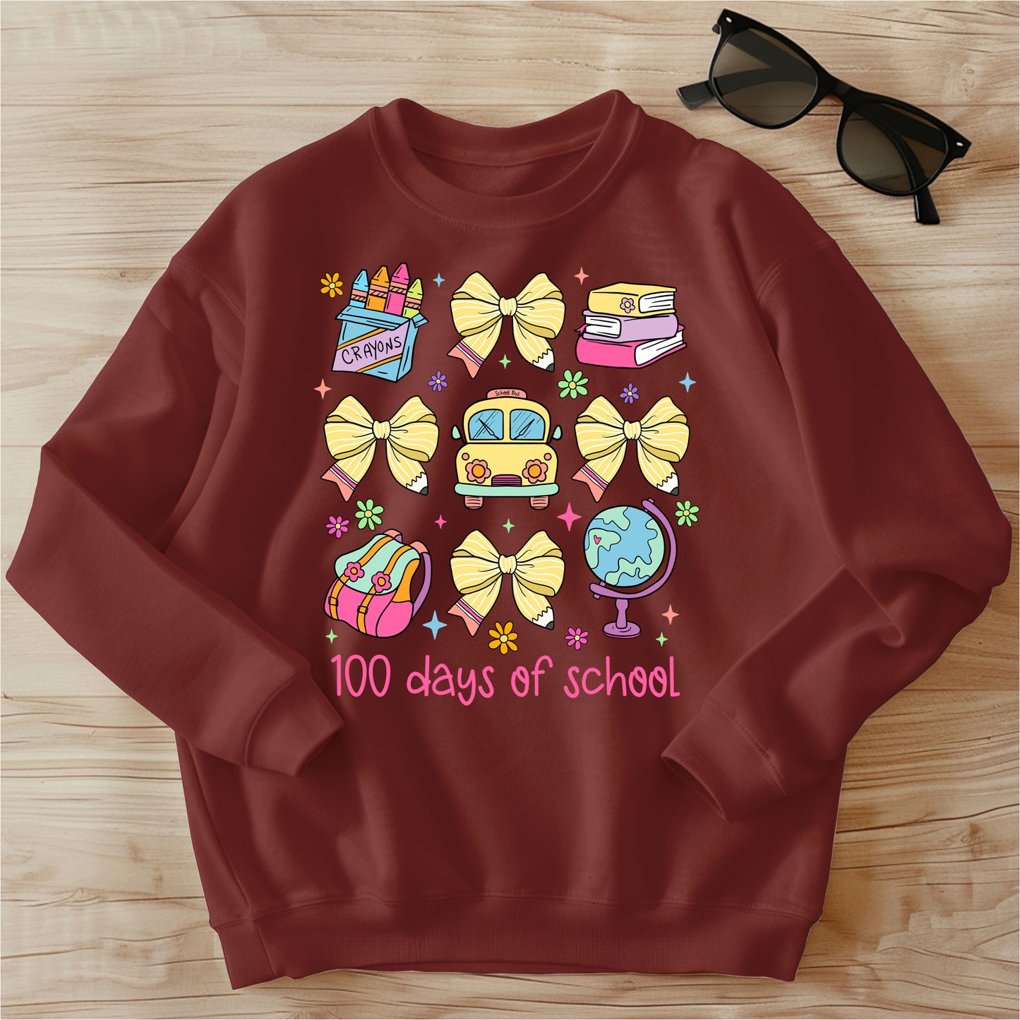 100 Days of School Coquette Shirt