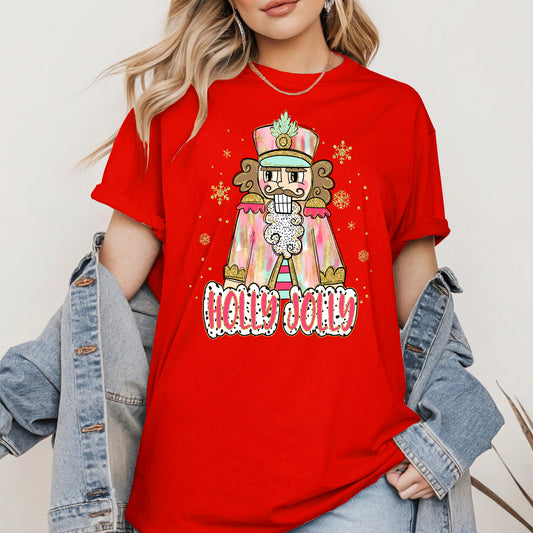 Holly Jolly Nutcracker Christmas Shirt Hoodie