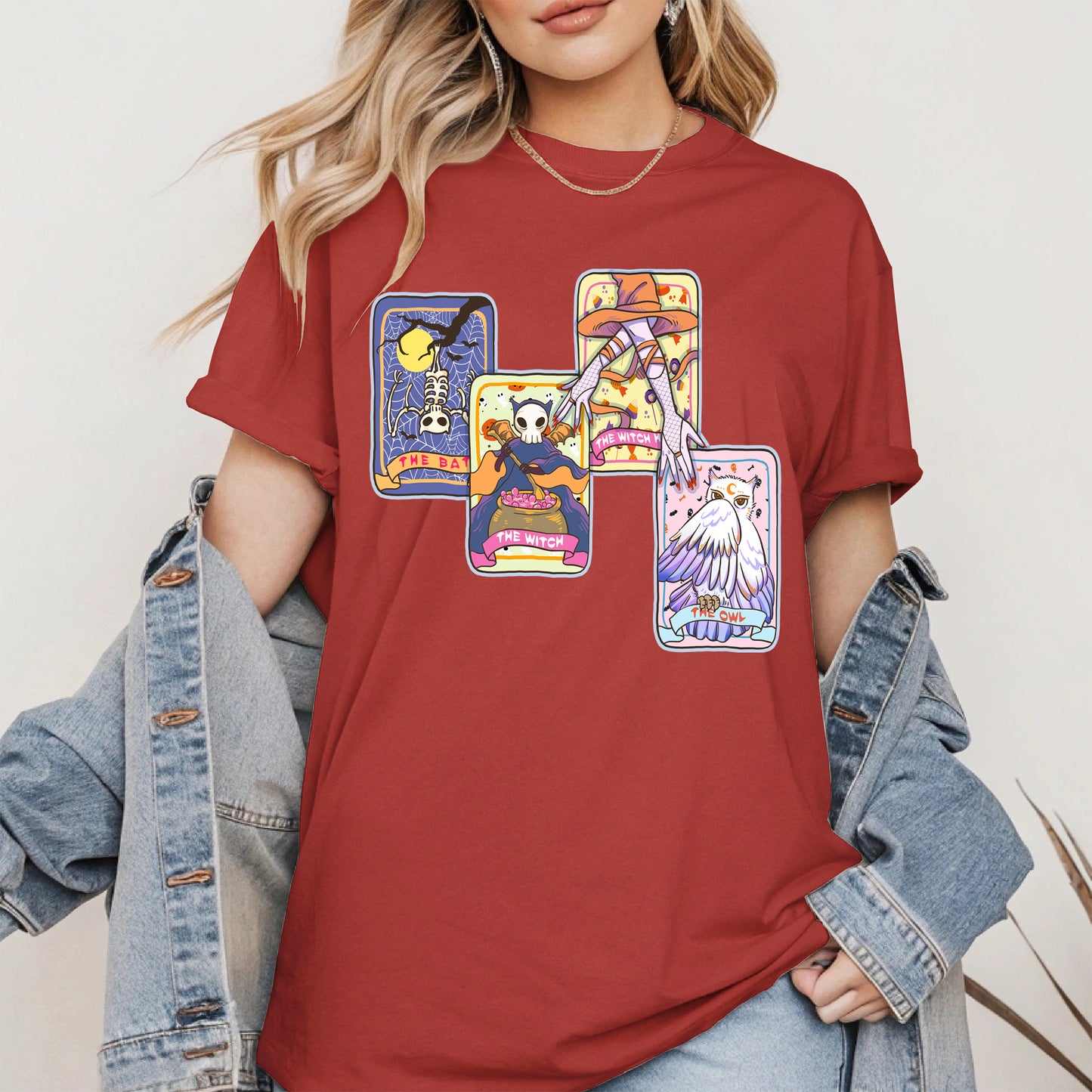 Halloween Tarot Card Trio Tee