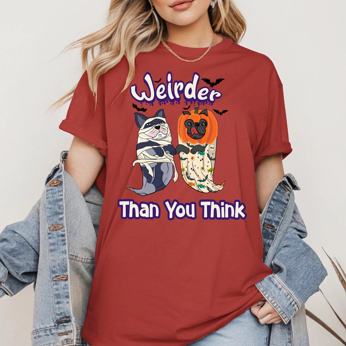 Weirder Than You Think Dog Ghost Tee