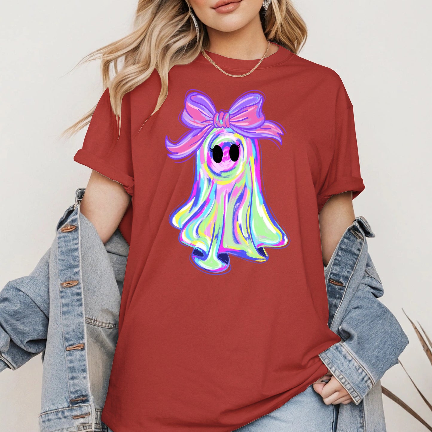 Pastel Ghost Shirt Hoodie Sweatshirt for Halloween Vibes