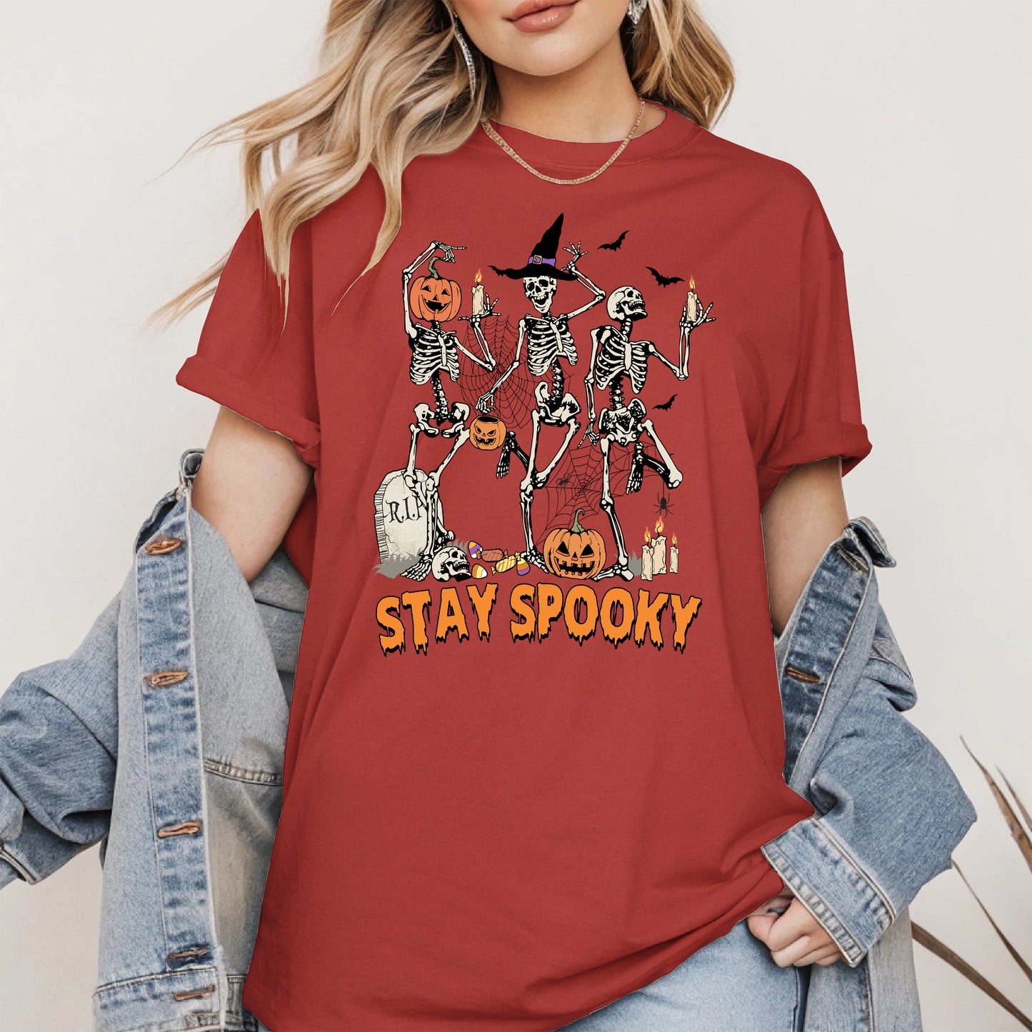 Dancing Skeleton Stay Spooky Shirt
