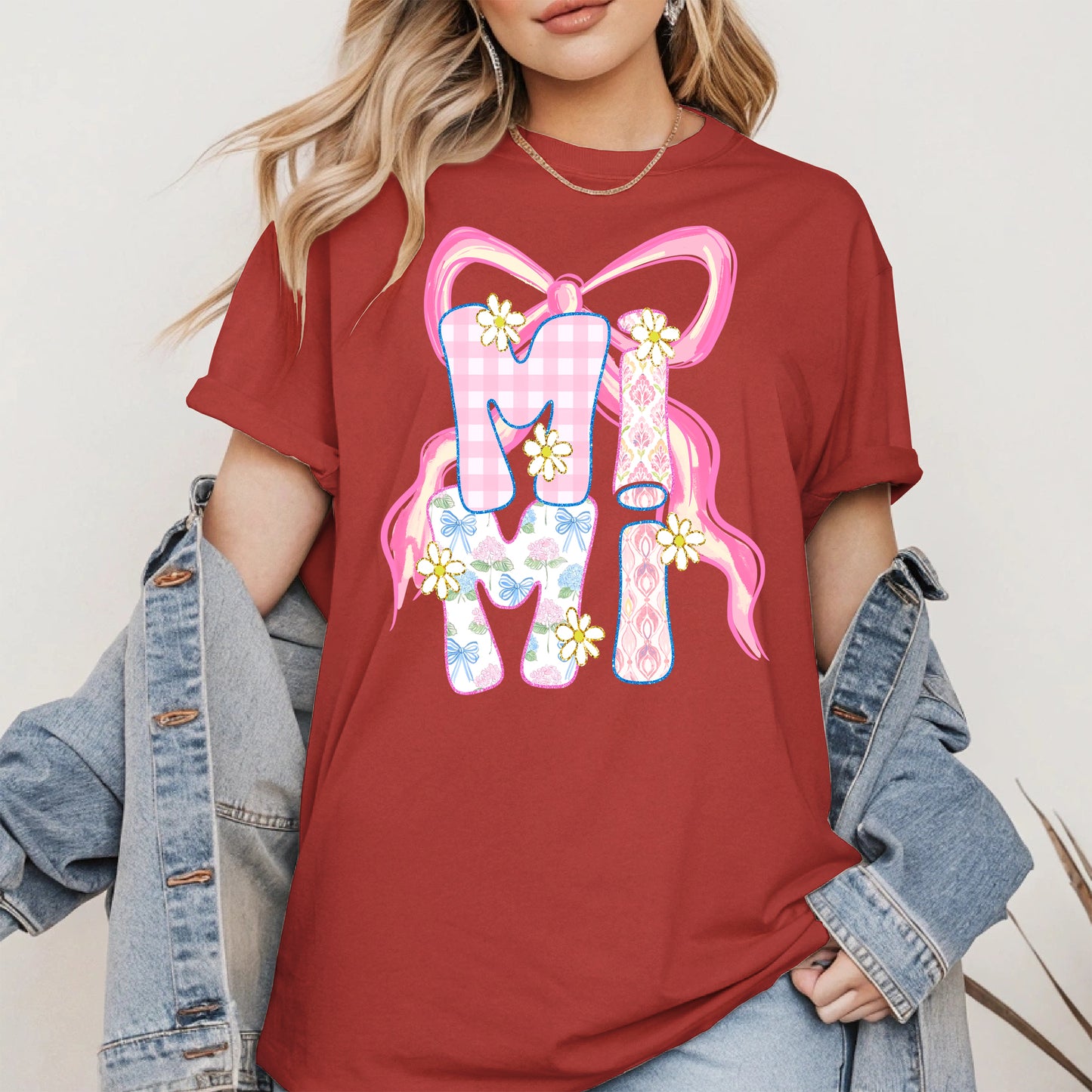 Cute MIMI Shirt Mother Tee Hoodie Sweatshirt Gift for Grandma