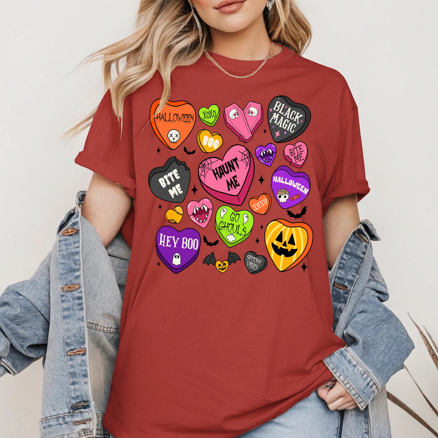 Halloween Candy Hearts Shirt