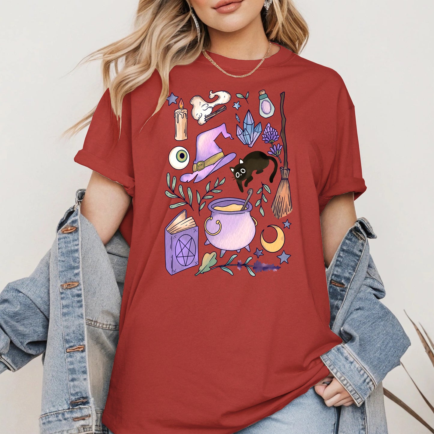 Witchy Aesthetic Halloween Shirt