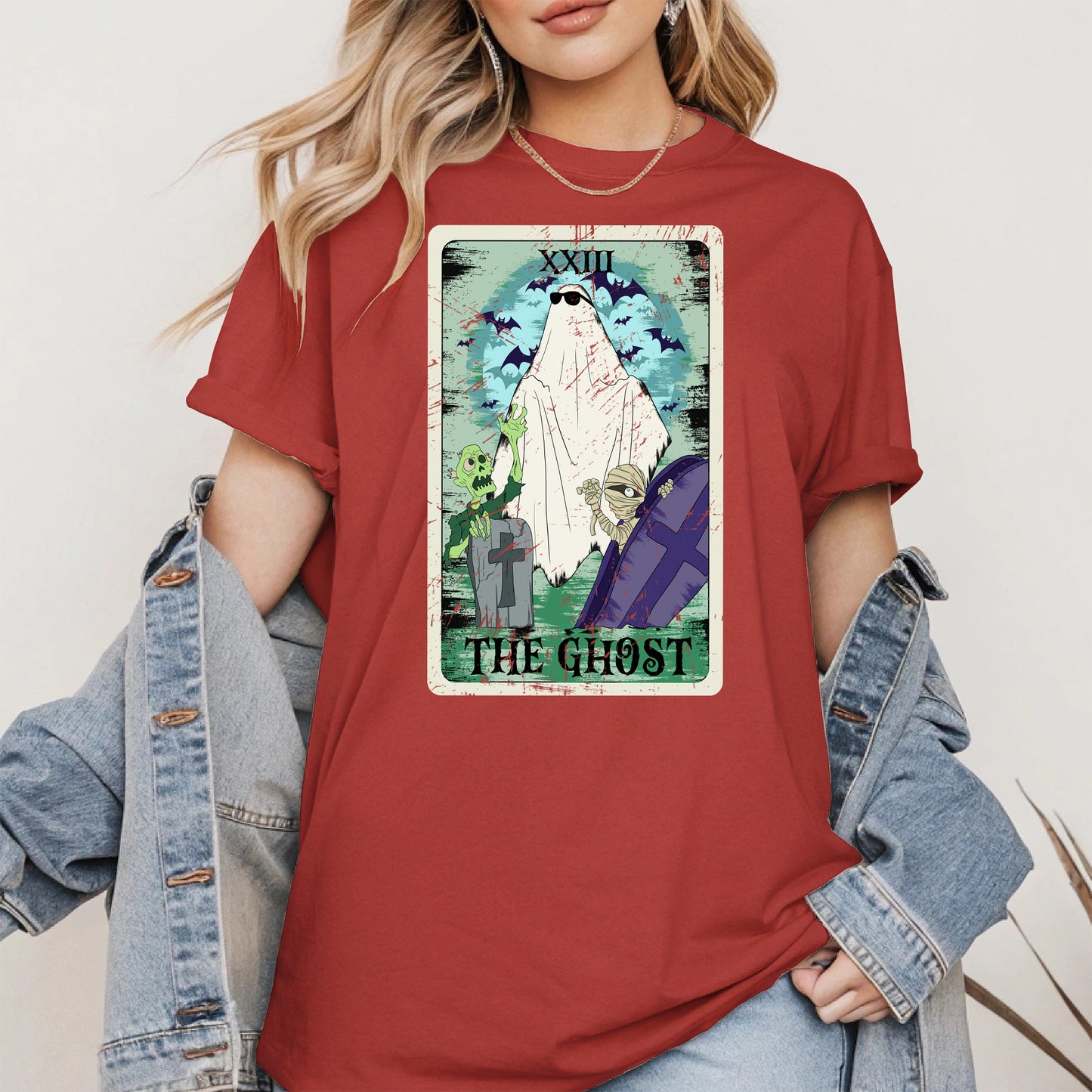 The Ghost Tarot Halloween Shirt