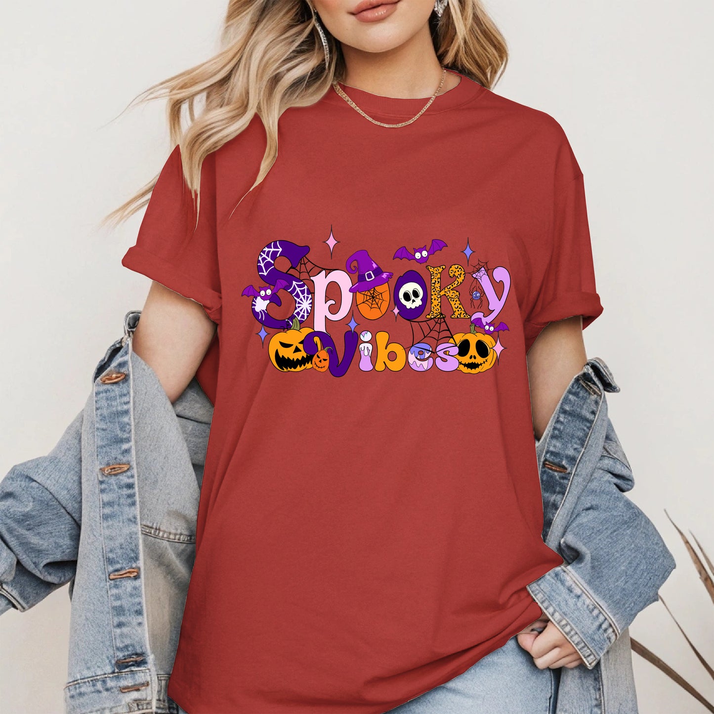 Spooky Vibes Halloween Sweatshirt