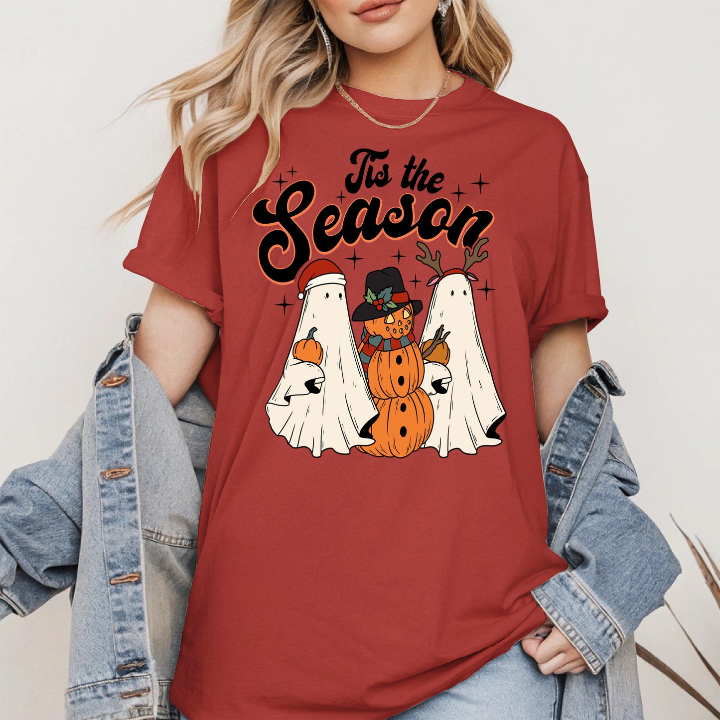 Ghost Pumpkin Season Shirt Halloween