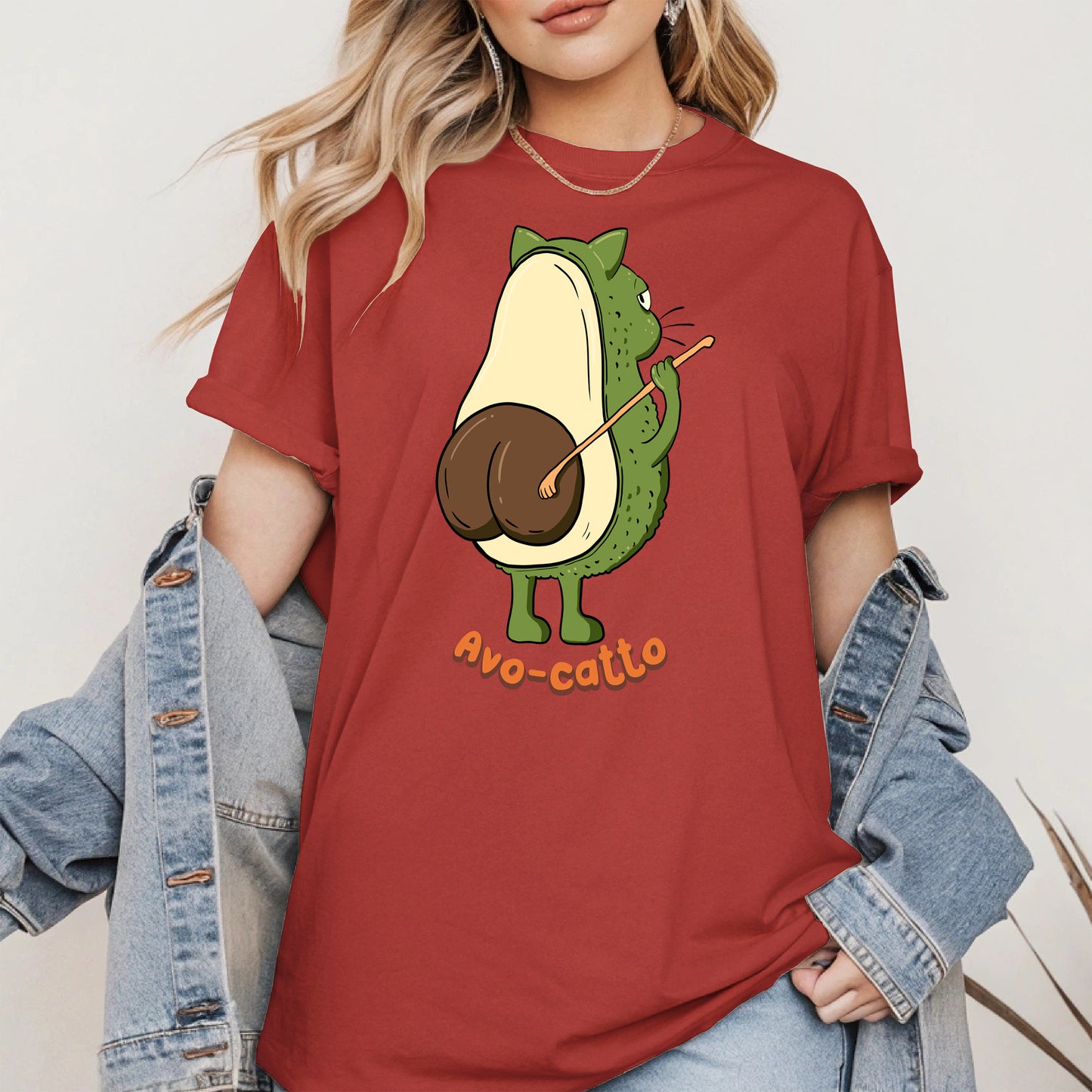 Avo-catto Shirt Hoodie Sweatshirt