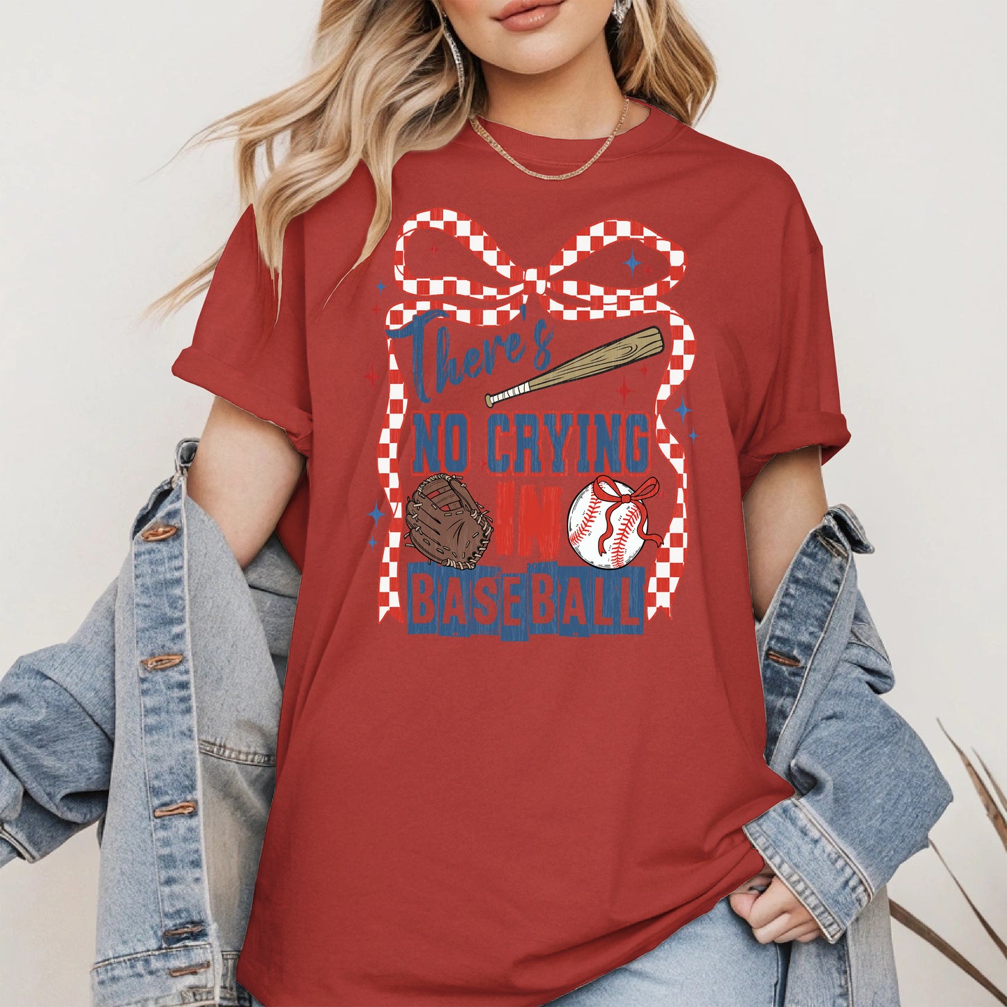 No Crying in Baseball Shirt Sport Tee Hoodie Sweatshirt Gift