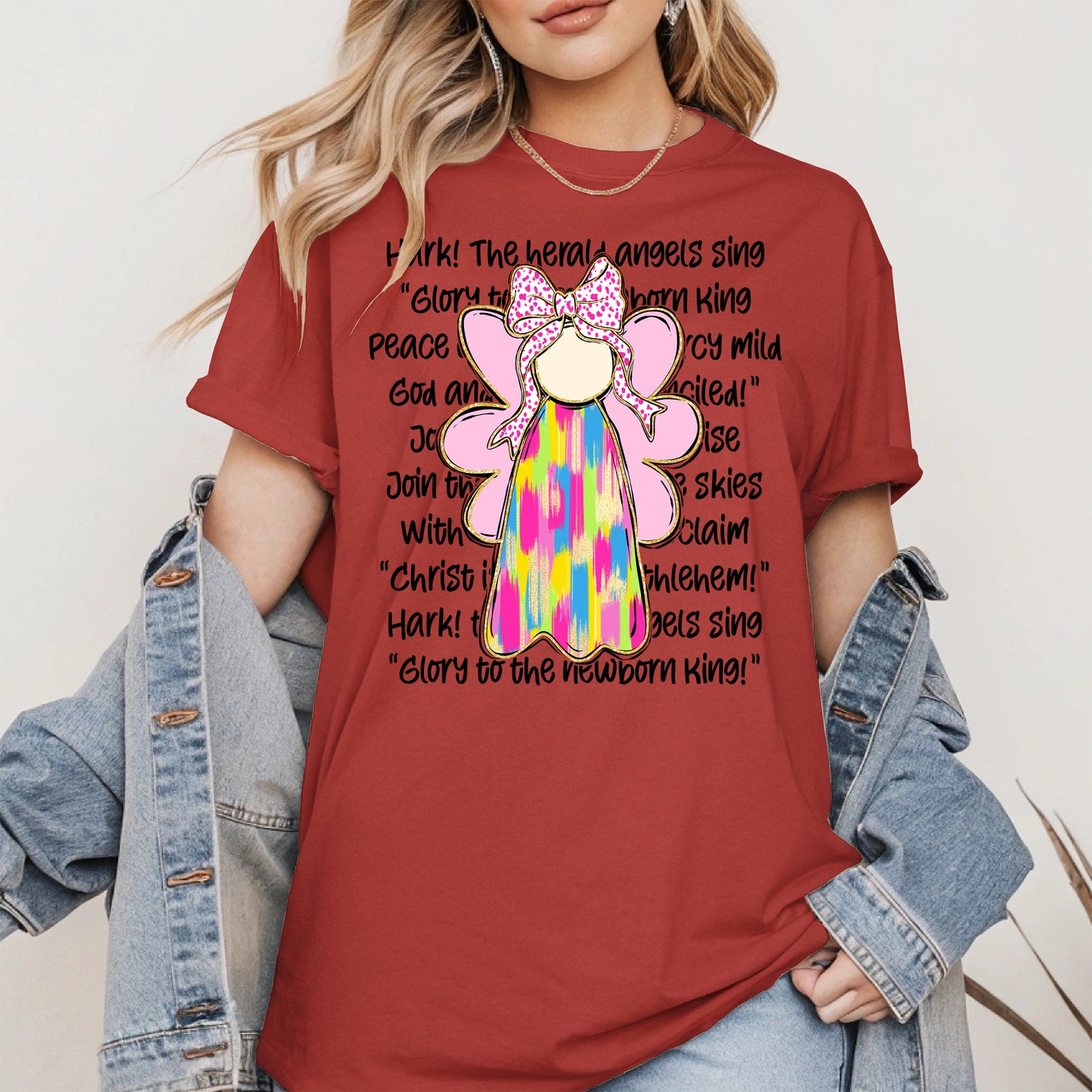 Colorful Angel Christmas Shirt