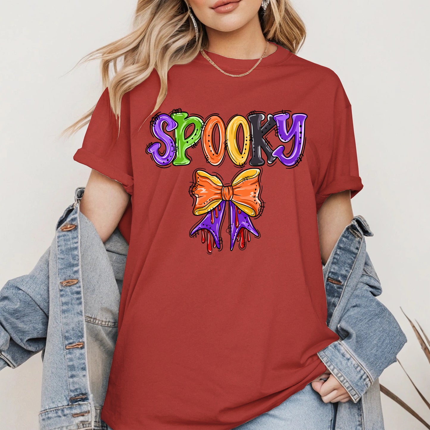 Spooky Letter Hand-drawing shirt