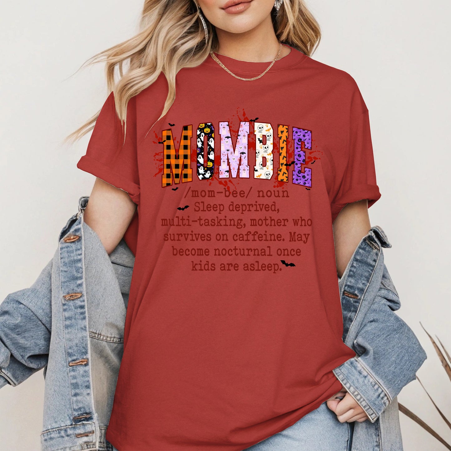 MOMBIE Halloween shirt and hoodie
