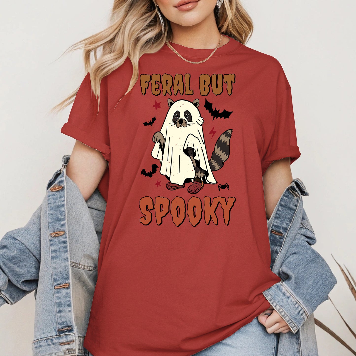Feral But Spooky halloween shirt