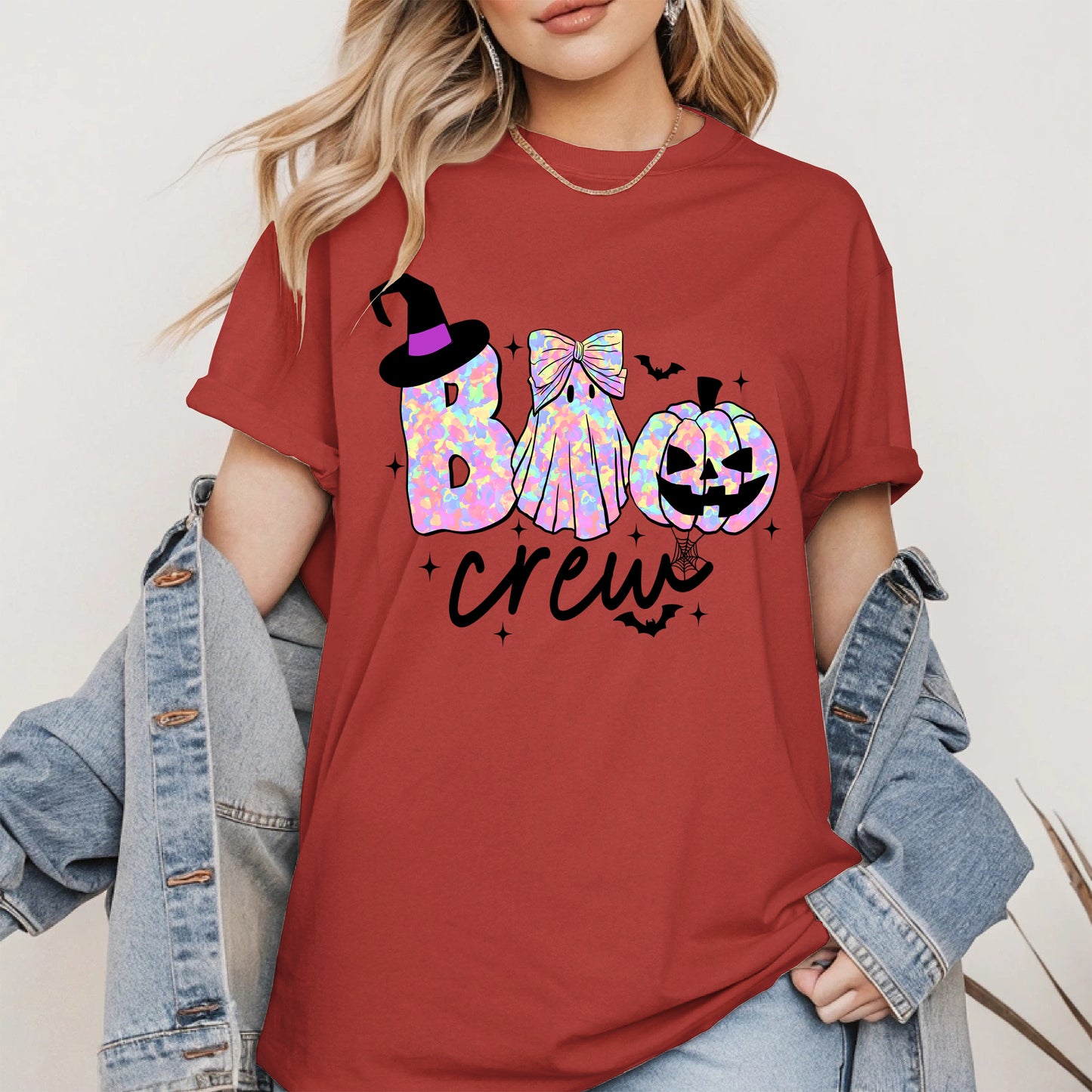 Boo Crew halloween shirt and hoodie