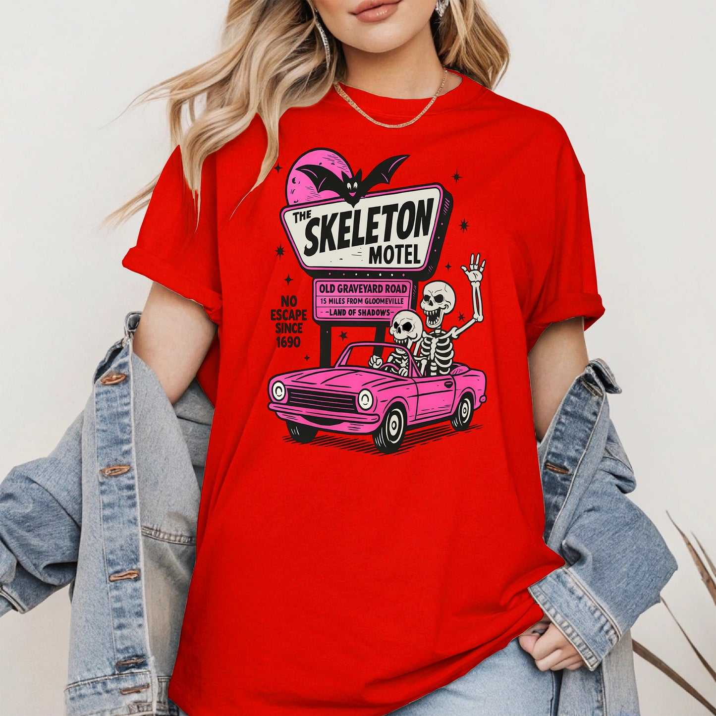 The Skeleton Hotel halloween shirt