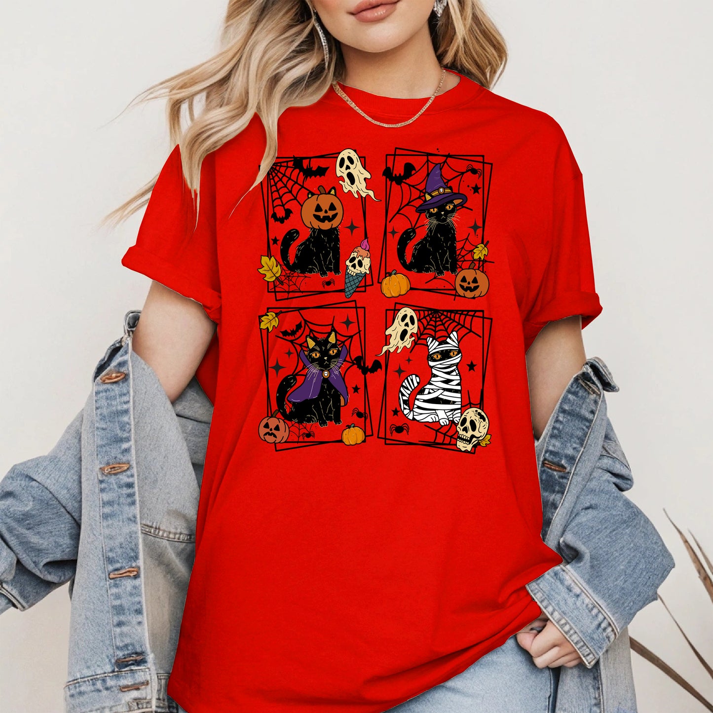 Black Cat Halloween shirt and hoodie