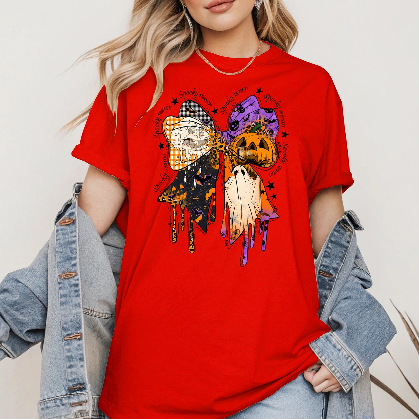 Halloween Coquette Bow shirt and hoodie