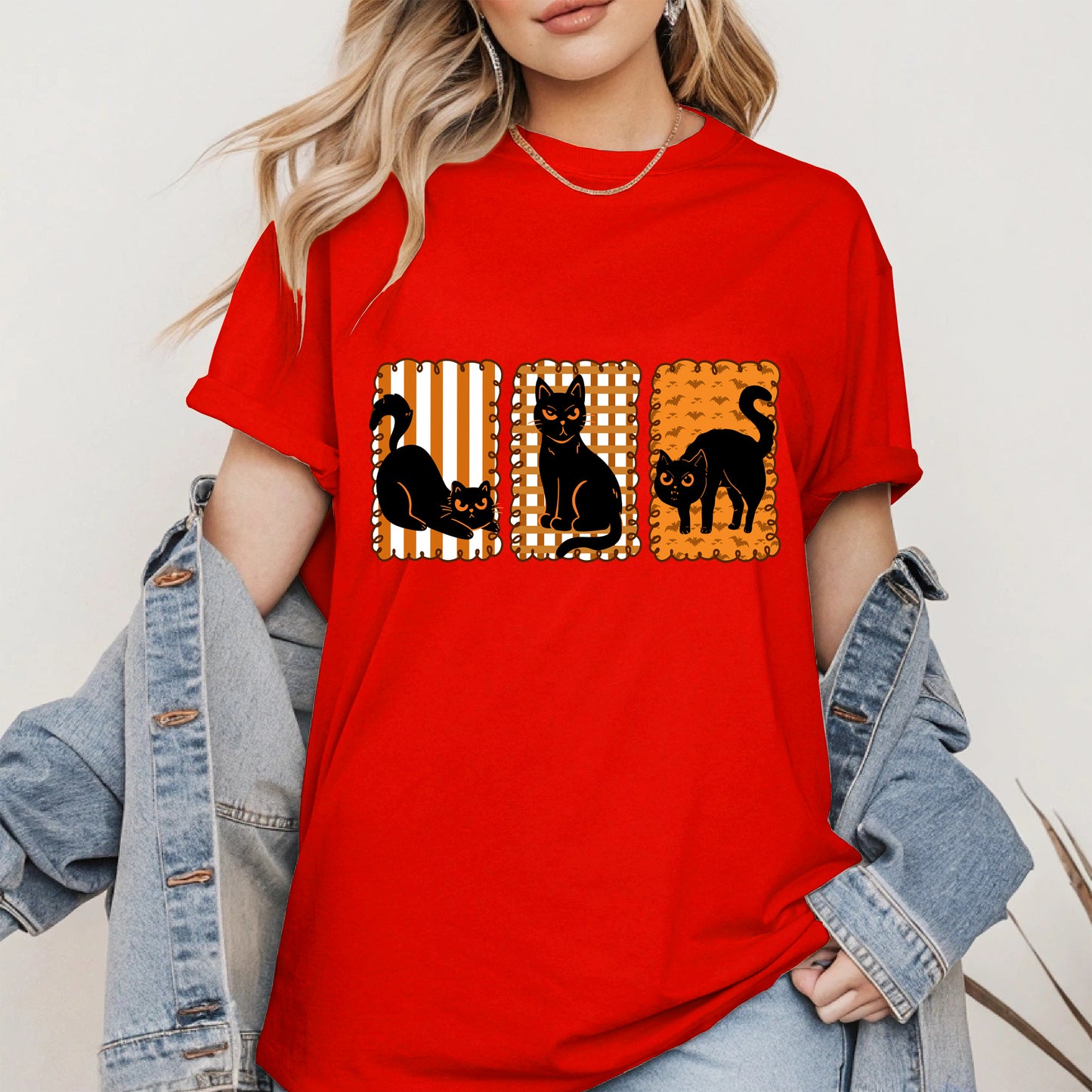 Black Cat Halloween shirt and sweatshirt