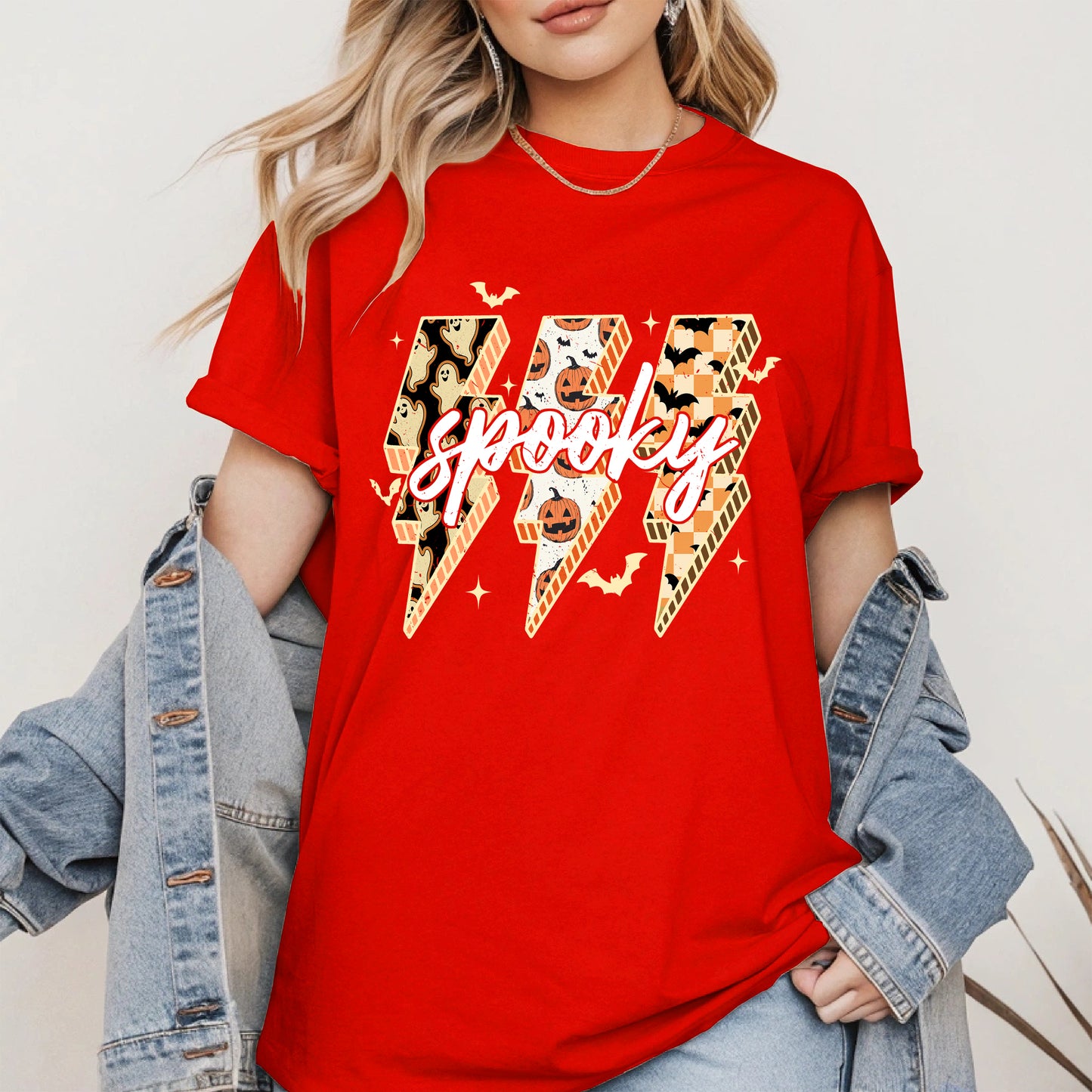 Spooky Lightning Bolt Halloween shirt