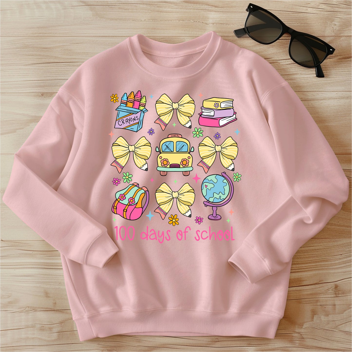100 Days of School Coquette Shirt
