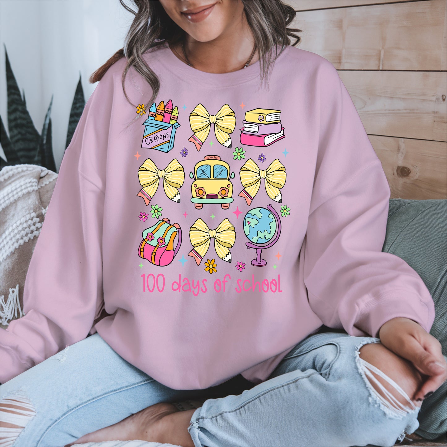 100 Days of School Coquette Shirt