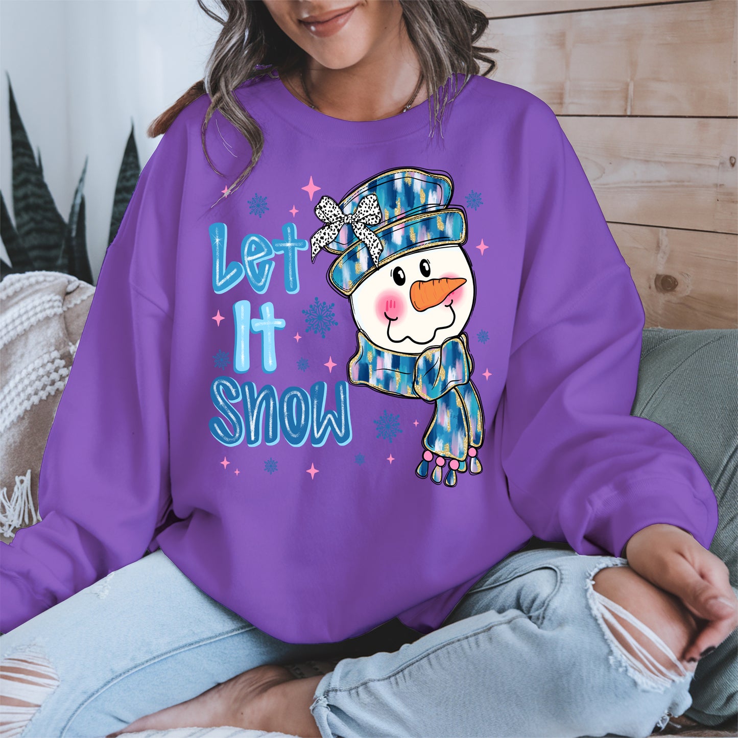 Cute Snowman Face Christmas Shirt